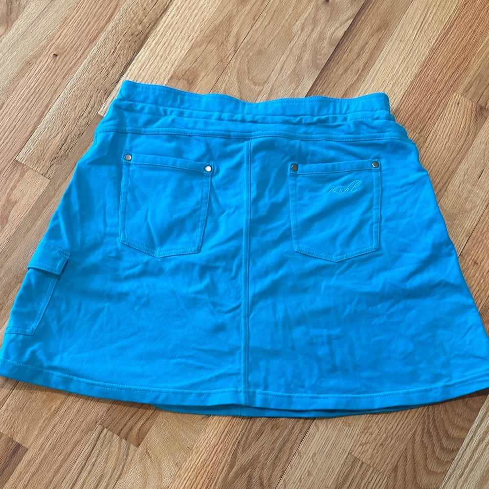 Kuhl Turquoise Women's Skort, size M, 5 pockets - Picture 3 of 6